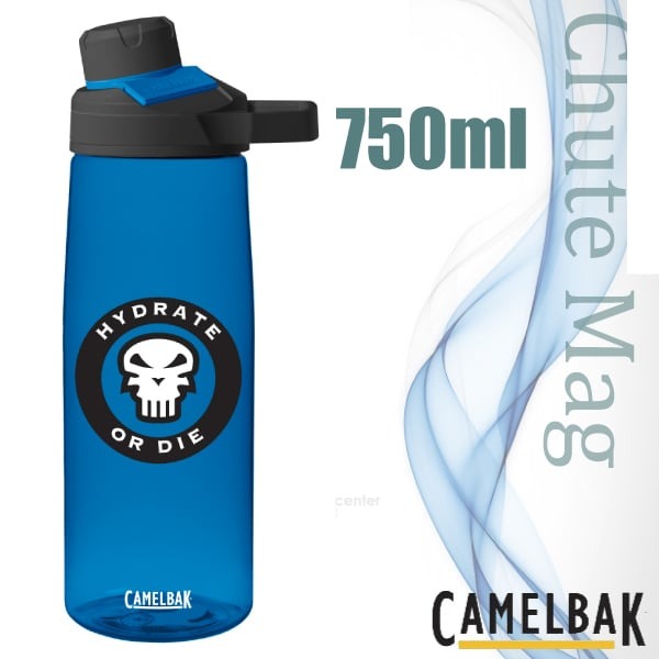 【CAMELBAK】Chute Mag 戶外運動水瓶RENEW 750ml.磁力瓶嘴蓋/CB2470403075 骷髏藍✿30E010